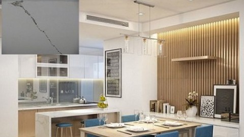 CÁCH LẮP ĐIỀU HÒA CHO CÁC CHUNG CƯ DỄ BỊ NỨT TƯỜNG